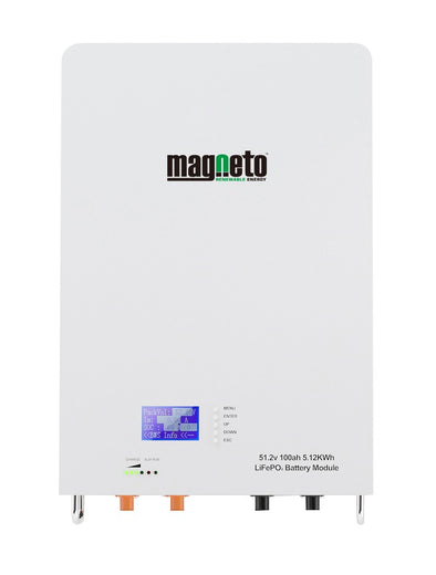 MAGNETO Lithium-LiFePo4 Wall Mount 48V 5.1KWh