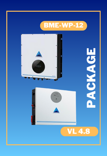 BME Three Phase Hybrid 12kW Inverter with BME VL4.8 5kWh 51.2V