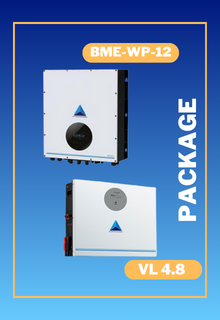 Black November SPECIAL Combo Deal BME Three Phase Hybrid 12kW Inverter with 2xBME VL4.8 5kWh 51.2V