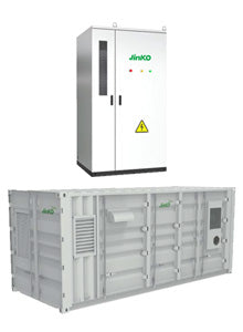 Jinko Sungiga 500kW Hybrid Inverter with 1075kWh liquid cooled battery storage outdoor CSS solution