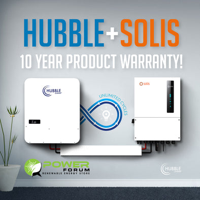 Bundle Solis S5 Hubble AM2 10 Year Warranty 5.740 KW Solar and Accessories Free Delivery