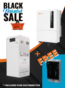 Black November SPECIAL Combo Deal Solis S6 6K Pro Hybrid with 1 x Freedom Won Home Lite 10/8