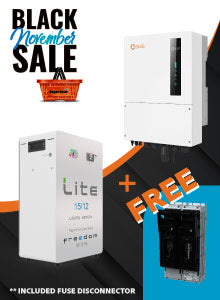 Black November SPECIAL Combo Deal Solis S6 6K Pro Hybrid with 1 x Freedom Won Home Lite 15/12