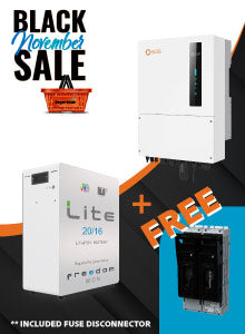 Black November SPECIAL Combo Deal Solis S6 6K Pro Hybrid with 1 x Freedom Won Home Lite 20/16