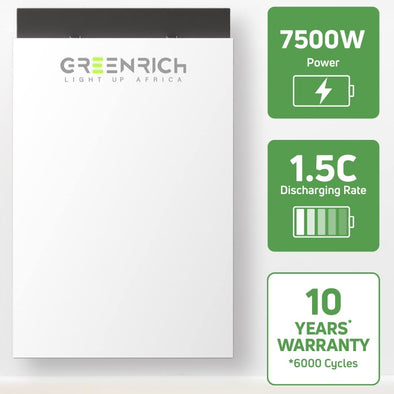 AW7500 (WM5000) Lithium Battery Greenrich